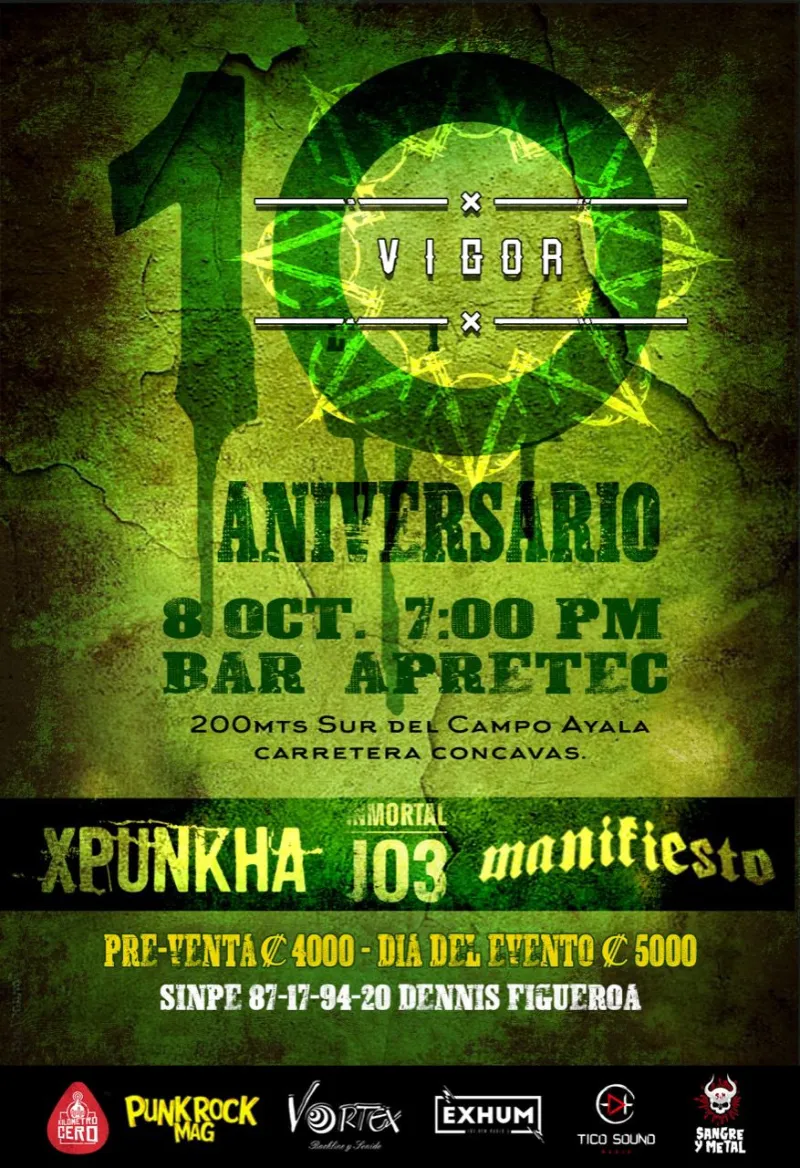 10 aniversario de Vigor