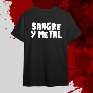 Camiseta Sangre y Metal - Reverso