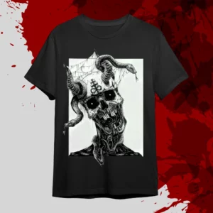Camiseta Skull & Snakes - Frente