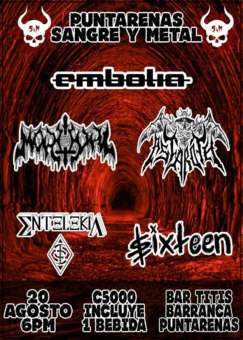 Embolia, Inmortal, Astaroth, Entelekia, Sixteen